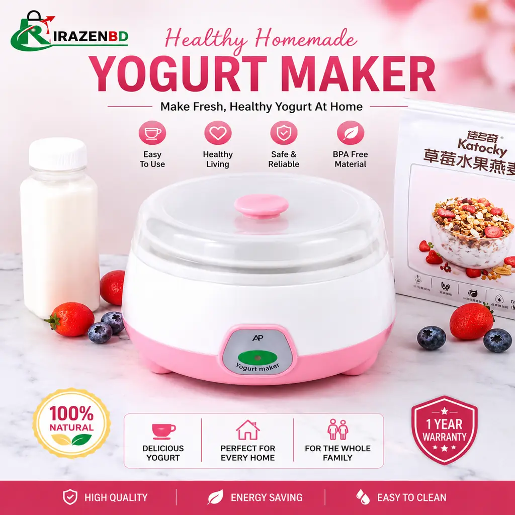 Healthy Homemade Yogurt Maker-ঘরেই তৈরি করুন তাজা, স্বাস্থ্যকর ও সুস্বাদু দই